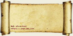 Isidora Stamenić vizit kartica